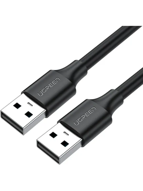 Кабель UGREEN US102 (10311) USB 2.0 A Male to A Male Cable.2м черный