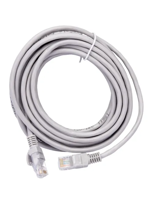 Патч-корд ExeGate (EX241491RUS) UTP-RJ45-RJ45-5e-15M-GY, UTP, 15м, серый OZ