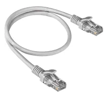 Патч-корд ExeGate UTP-RJ45-RJ45-5e-1M-LSZH-GY, 5e, 1м, серый <EX286381RUS
