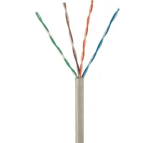 Кабель BigTech BT-CECR-012 CCA UTP 4 пары, кат.5e AWG25 PVC 100м сер