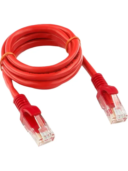 Патч-корд UTP Cablexpert PP12-1M/R кат.5e, 1м, красный