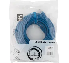Патч-корд UTP Cablexpert PP10-10M/B кат.5e, 10м, литой, (синий)
