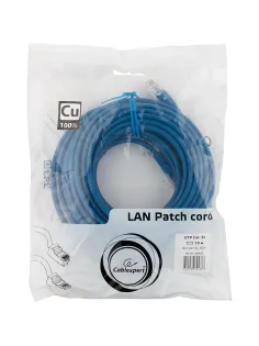 Патч-корд UTP Cablexpert PP10-10M/B кат.5e, 10м, литой, (синий)