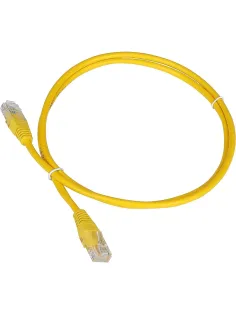 Патч-корд TWT TWT-45-45-0.5-YL UTP кат.5e, 0.5 м, желтый