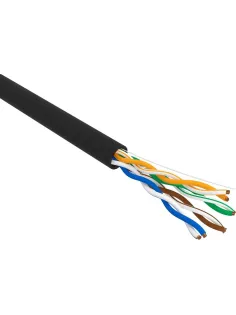 Кабель PROconnect (01-0045-3) U/UTP,CCA,CAT5e,PE,4PR,24AWG,SOLID,черный,305