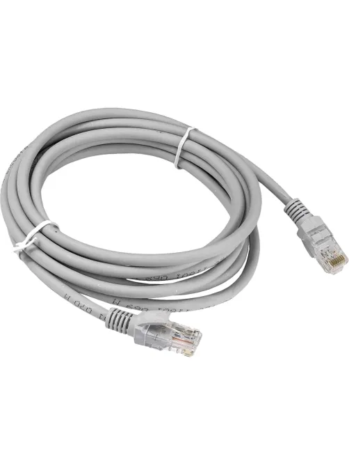 Патч-корд ExeGate UTP-RJ45-RJ45-5e-3M-LSZH-GY, cat.5e, 3м <EX286384RUS