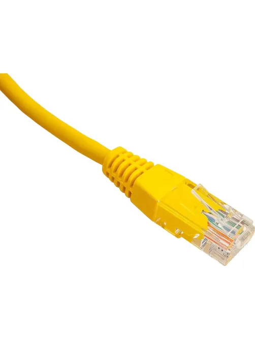 Патч-корд TWT TWT-45-45-0.15-YL UTP кат.5e, 0.15 м, желтый