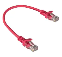 Патч-корд LSZH ExeGate UTP-RJ45-RJ45-5e-0,3M-LSZH-RD, UTP, cat.5e, 0.3м, кр