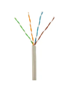 Кабель BigTech BT-CECR-004 медь FTP 4 пары, кат.5e AWG24 PVC 100м сер