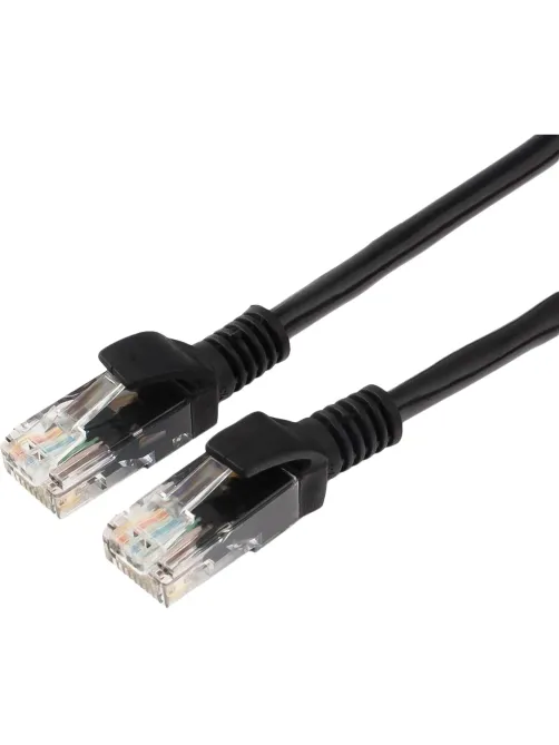 Патч-корд UTP Cablexpert PP12-5M/BK кат.5e, 5м, чёрный