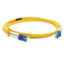 Патч-корд оптический LANMASTER дупл LC/UPC-LC/UPC LSZH (LAN-2LC-2LC/SU-1.0)