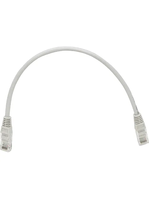 Патч-корд TWT TWT-45-45-0.3-GY UTP кат.5e, 0.3 м, серый