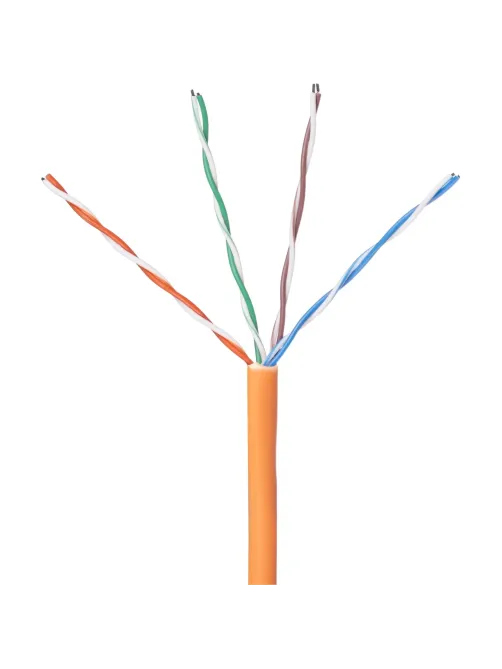 Кабель BigTech BT-CECR-015 CCA UTP 4 пары, кат.5e AWG24 LSZH 305м оранж