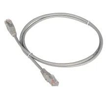 Патч-корд TWT TWT-45-45-1.5-GY UTP кат.5e, 1.5 м, серый