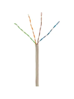 Кабель BigTech BT-CECR-001 медь UTP 4 пары, кат.5e AWG25 PVC 305м сер