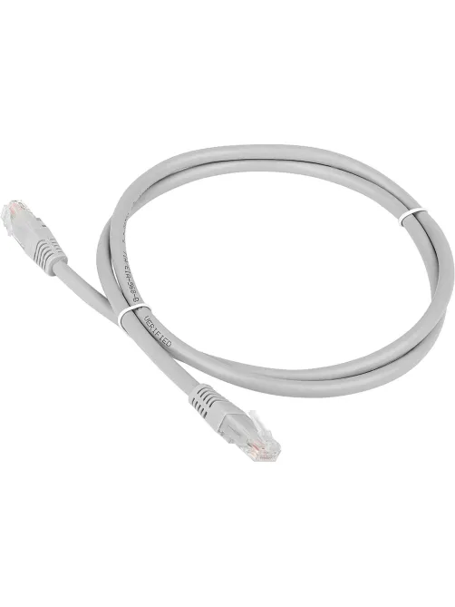 Патч-корд TWT TWT-45-45-2.0/6-GY UTP кат.6, 2.0 м, серый