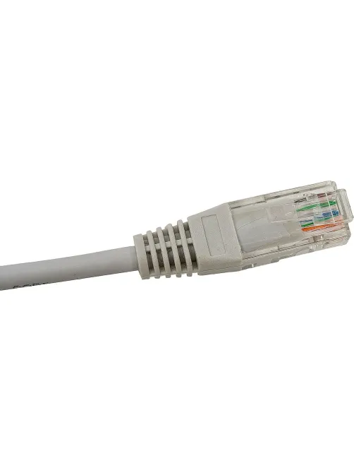 Патч-корд TWT TWT-45-45-0.3-GY UTP кат.5e, 0.3 м, серый