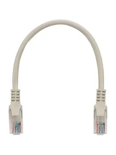 Патч-корд UTP Cablexpert PP6U-0.25M кат.6, 0.25м, серый