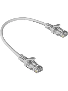 Патч-корд ExeGate UTP-RJ45-RJ45-5e-0,3M-LSZH-GY, cat.5e, 0.3м <EX286375RUS