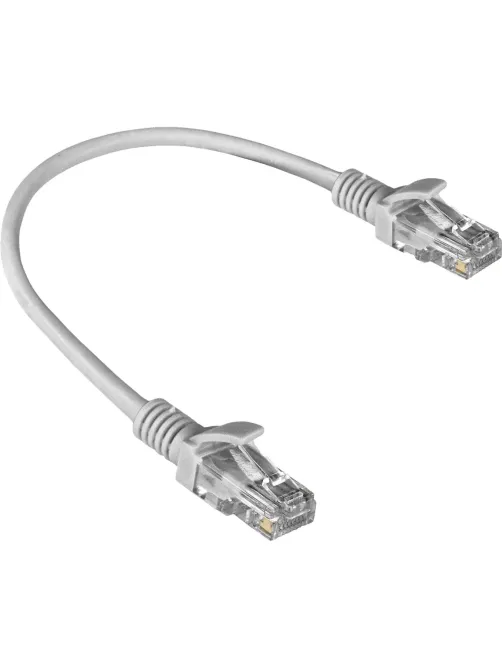 Патч-корд ExeGate UTP-RJ45-RJ45-5e-0,3M-LSZH-GY, cat.5e, 0.3м <EX286375RUS