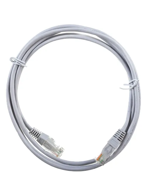 Патч-корд TWT TWT-45-45-2.0-GY UTP кат.5e, 2.0 м, серый