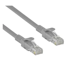 Патч-корд ExeGate UTP-RJ45-RJ45-5e-30M-GY, UTP, cat.5e, 30м, серый