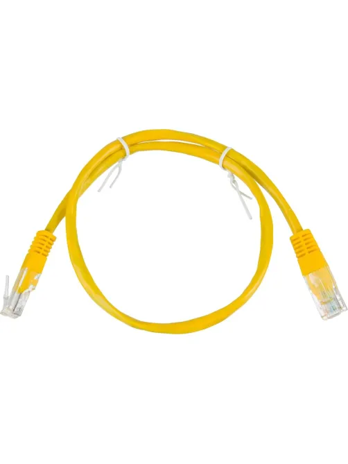 Патч-корд BigTech OPCC019 UTP CCA кат.5e/0.5м/литой/многожильн (желтый)
