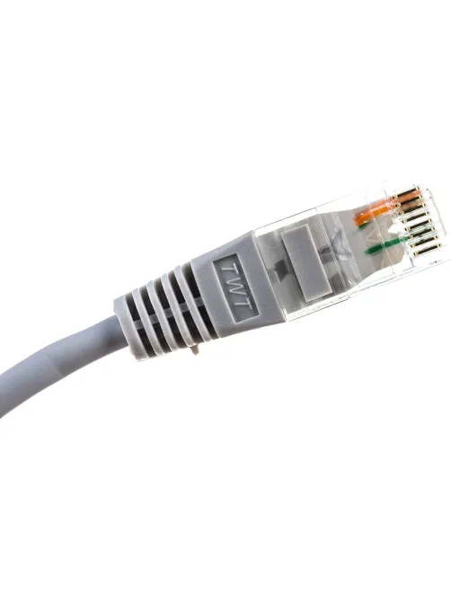 Патч-корд TWT TWT-45-45-2.0-GY UTP кат.5e, 2.0 м, серый