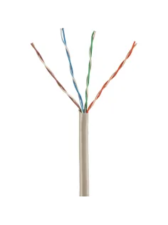Кабель BigTech BT-CECR-013 CCA UTP 4 пары, кат.5e AWG24 PVC 305м сер