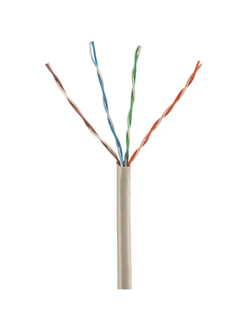 Кабель BigTech BT-CECR-013 CCA UTP 4 пары, кат.5e AWG24 PVC 305м сер