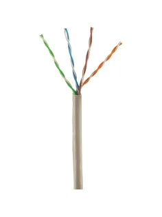 Кабель BigTech BT-CECR-003 медь UTP 4 пары, кат.5e AWG24 PVC 305м сер