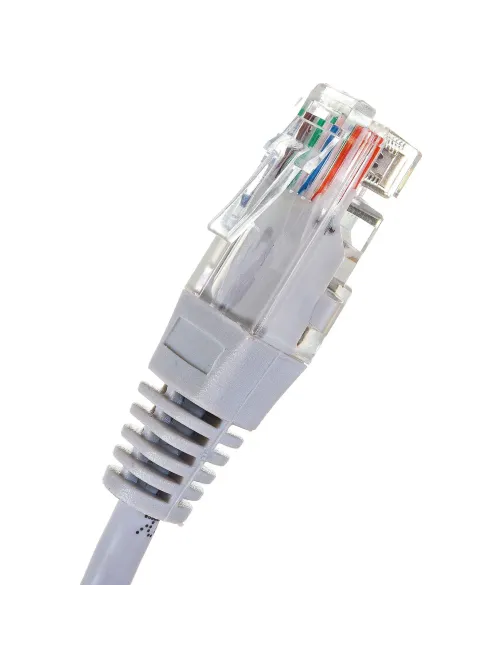 Патч-корд TWT TWT-45-45-0.5-GY UTP кат.5e, 0.5 м, серый