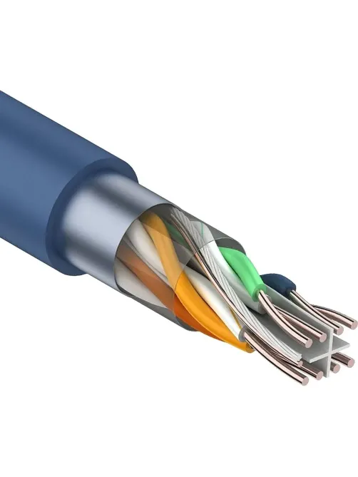 Кабель REXANT (01-0147) F/UTP, CAT 6, PVC, 4PR, 23AWG, INDOOR, SOLID,305м