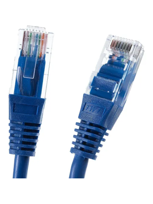 Патч-корд TWT TWT-45-45-1.0-BL UTP кат.5e, 1.0 м, синий
