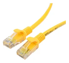 Патч-корд UTP Cablexpert PP10-1.5M/Y кат.5e, 1.5м, литой, (жёлтый)