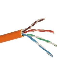 Кабель ExeGate UTP4-C5e-CU-S24-IN-LSZH-OR-305-FLUKE UTP