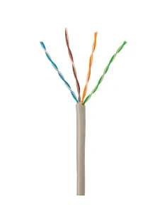 Кабель BigTech BT-CECR-002 медь UTP 4 пары, кат.5e AWG24 PVC 100м сер