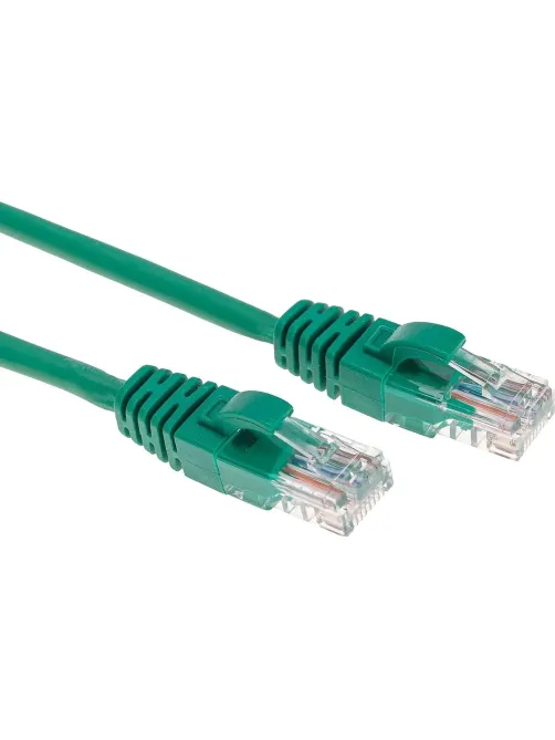 Патч-корд REXANT (02-0106-105) U/UTP, CAT 5e, 26AWG, LSZH, зеленый, 1,5м