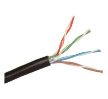 Кабель ExeGate UTP4-C5e-CU-S24-OUT-PE-BK-305-FLUKE UTP