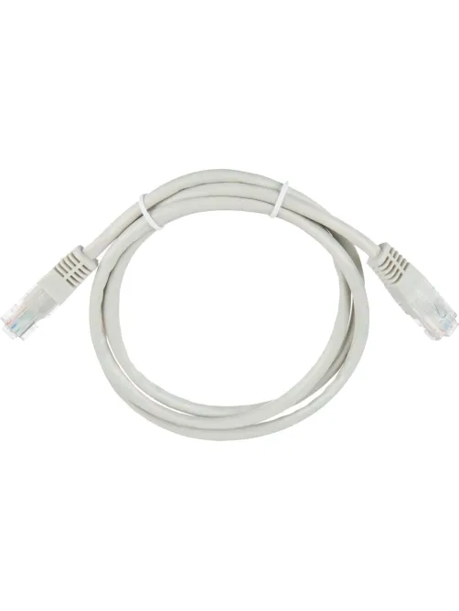 Патч-корд BigTech OPCC002 UTP CCA кат.5e/1м/литой/многожильный (серый)