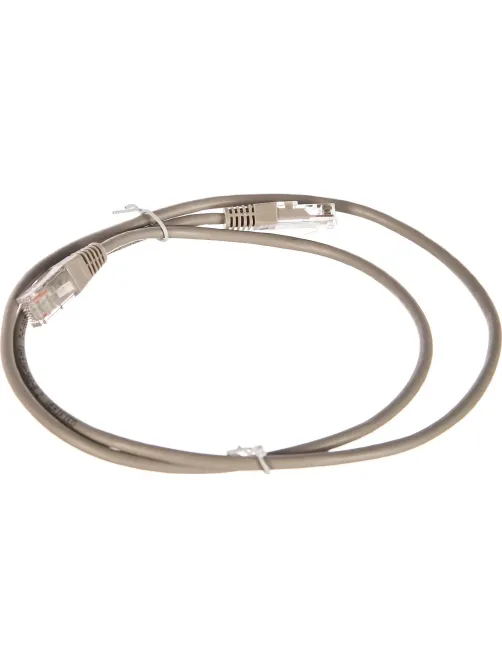 Патч-корд TWT TWT-45-45-1.0-GY UTP кат.5e,1.0 м, серый