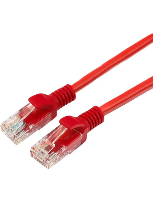 Патч-корд UTP Cablexpert PP12-1M/R кат.5e, 1м, красный