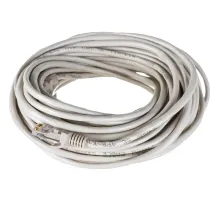 Патч-корд ExeGate (EX241491RUS) UTP-RJ45-RJ45-5e-15M-GY, UTP, 15м, серый OZ