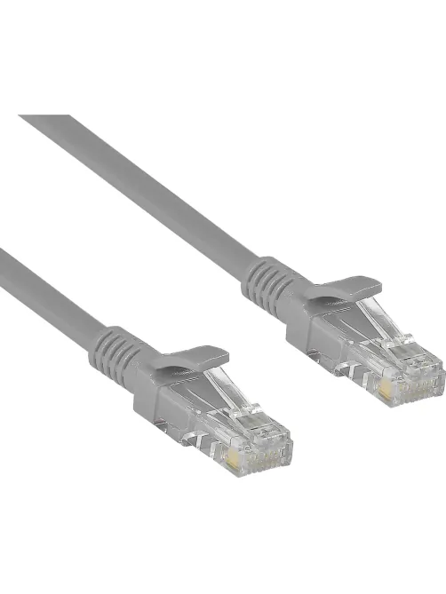 Патч-корд ExeGate (EX241491RUS) UTP-RJ45-RJ45-5e-15M-GY, UTP, 15м, серый OZ