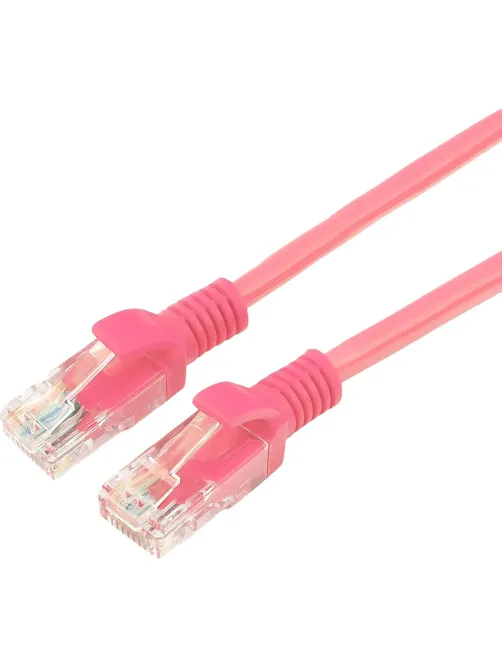 Патч-корд UTP Cablexpert PP12-2M/RO кат.5e, 2м, розовый