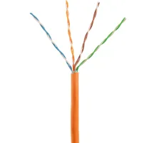 Кабель BigTech BT-CECR-010 медь FTP 4 пары, кат.5e AWG24 LSZH 305м оранж