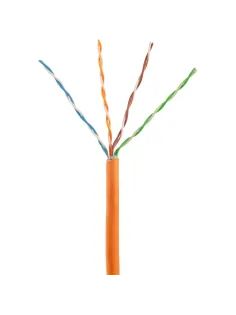 Кабель BigTech BT-CECR-010 медь FTP 4 пары, кат.5e AWG24 LSZH 305м оранж