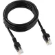 Патч-корд UTP Cablexpert PP12-2M/BK кат.5e, 2м, чёрный