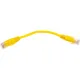 Патч-корд TWT TWT-45-45-0.15-YL UTP кат.5e, 0.15 м, желтый