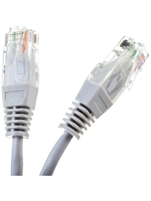 Патч-корд TWT TWT-45-45-2.0-GY UTP кат.5e, 2.0 м, серый